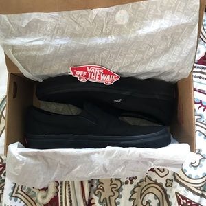 Vans 8M Black men shoes